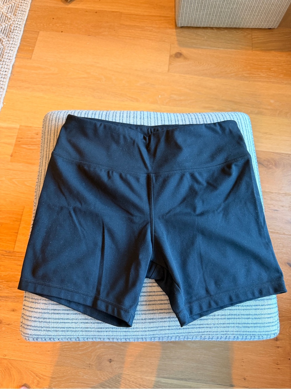 Jockey Black Women's Bike Shorts with Wide Waistband